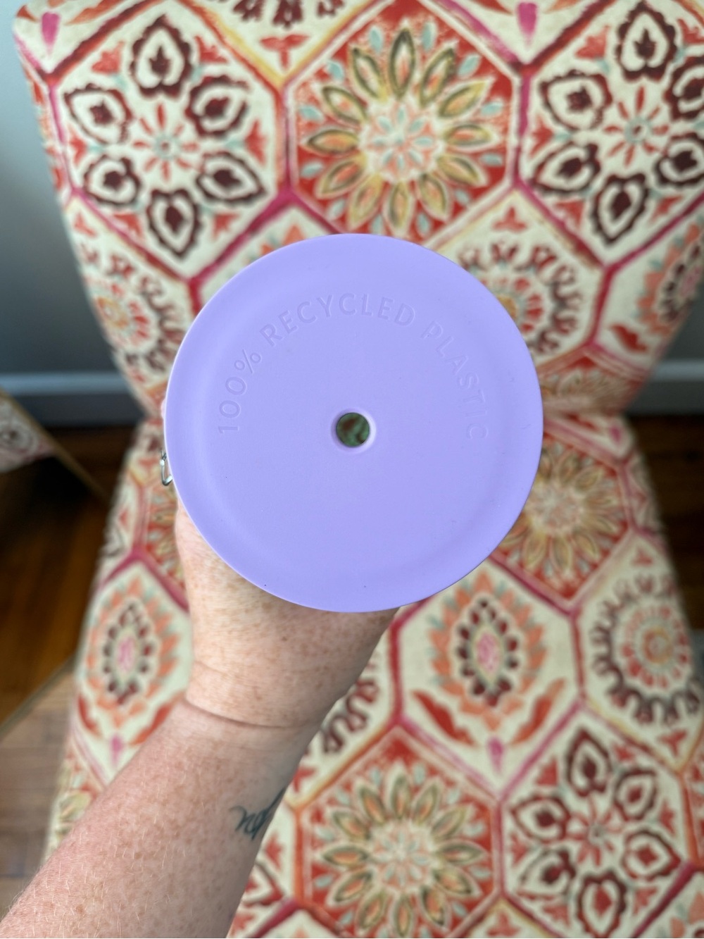 Starbucks Purple and Green Ombre Reusable Cold Cup - Picture 3 of 4